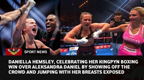 boxer flashes after win reddit|Kingpyn highlights: Daniella Hemsley flashes crowd, finals set